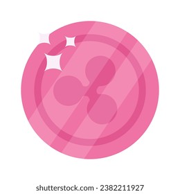 Well designed icon of ripple coin, cryptocurrency coin vector design