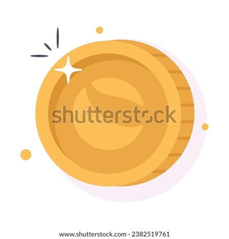 Well designed icon of terra luna coin, cryptocurrency coin vector design