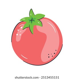 Well designed icon of tomatoes in modern style, healthy and organic food