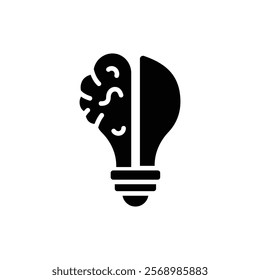 Well designed idea generation vector in modern style