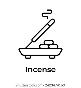 Well designed incense sticks vector isolated on white background
