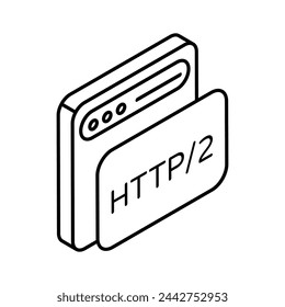 Gut gestaltetes isometrisches Icon der Website-Entwicklung, Programmiervektor