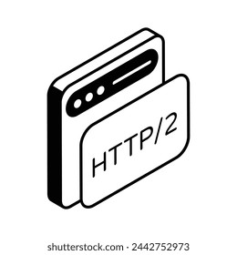 Gut gestaltetes isometrisches Icon der Website-Entwicklung, Programmiervektor
