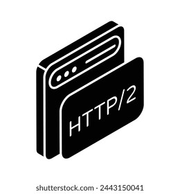 Gut gestaltetes isometrisches Icon der Website-Entwicklung, Programmiervektor