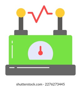 Well designed vector of portable battery, battery for charging purpose