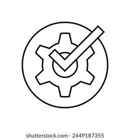 Well Done Icon. Process Completed Symbol – Vector.