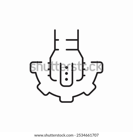well drilling icon sign vector