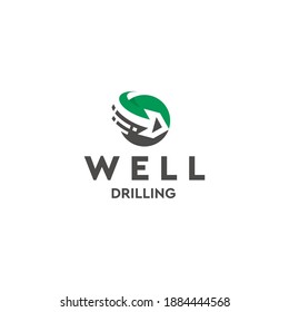 Well Drilling Oil Company Logo