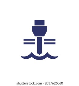 Well Drilling, Water Borehole Icon