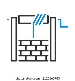 Bueno, Icono. Contorno de negrita editable con diseño de relleno de color. Ilustración vectorial.