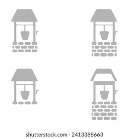 icono del fondo blanco, ilustración vectorial