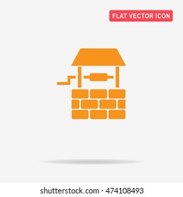 Well icon. Vector concept illustration for design.