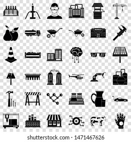 Well icons set. Simple style of 36 well vector icons for web for any design
