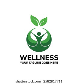 Well Ness Logo Template Design