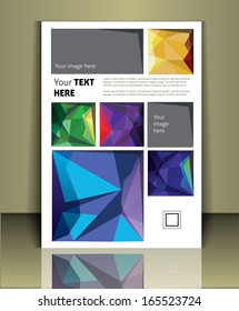 Well organized brochure print template. Layered eps file. For adding you images in this template Place your images on "Image Placeholder Layers"