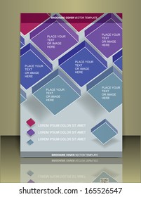 Well organized brochure print template.