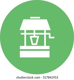 Well, water, deep icon vector image.Can also be used for gardening. Suitable for mobile apps, web apps and print media.