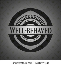 Well-behaved dark emblem