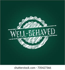 Well-behaved on blackboard