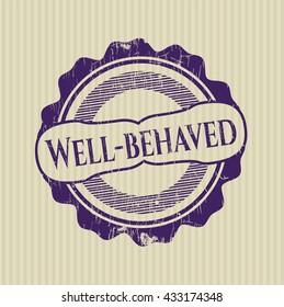 Well-behaved rubber texture