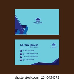 
A well-designed business card is a powerful tool for making a lasting impression and conveying essential information about your brand. The card features a sleek, minimalist layout that 