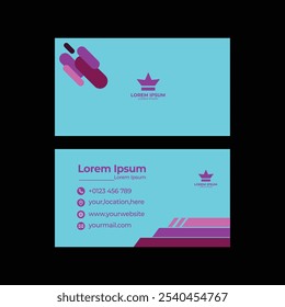 
A well-designed business card is a powerful tool for making a lasting impression and conveying essential information about your brand. The card features a sleek, minimalist layout that 