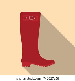 Wellies icon, vector illustration design. Winter collection.