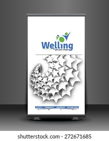 Welling Roll Up Banner Design