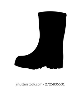 Projeto de ilustração plana vetor silhueta de Wellington boo.