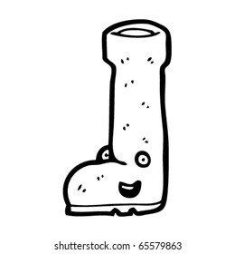 wellington boot cartoon