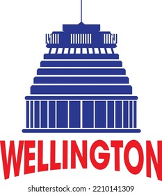 Icono de Wellington - Nueva Zelanda; Wellington Beehive; Firmar; Símbolo