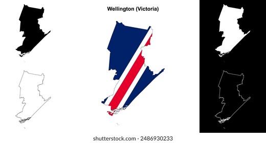 Wellington (Victoria) Outline-Kartenset