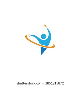 Wellnes symbol vector icon illustration