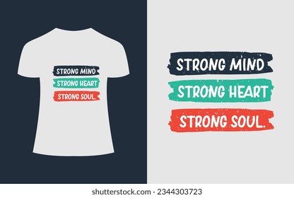 Wellness awareness t-shirt design template 