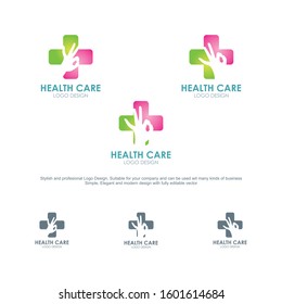 Wellness center logo Vector design, with Colorful abstract shape with leaf and human figure in negative space, suitable for  Spa and massage center symbol template.