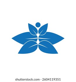 wellness center modern logo design