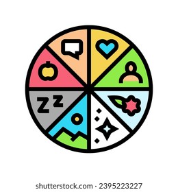 wellness coaching mental health color icon vector. wellness coaching mental health sign. isolated symbol illustration