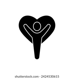 wellness concept line icon. Simple element illustration.wellness concept outline symbol de sign.