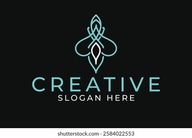 wellness fitness health spa  Logo Design Vector