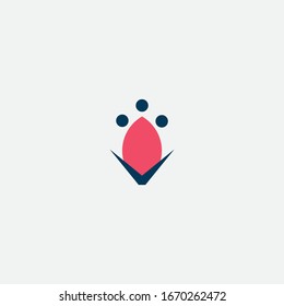 diseño de logotipo floral wellness y símbolo creativo