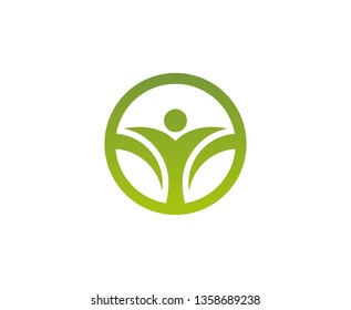 Wellness health logo 