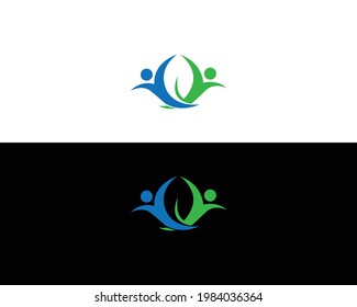 Wellness And Health logo Design.