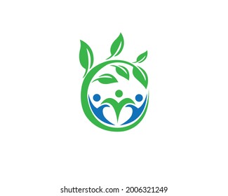 Wellness And Health logo Design vector template.