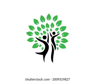 Wellness And Health logo Design vector template.