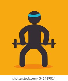 Wellness healthy lifestyle icons graphic design, vector illustration