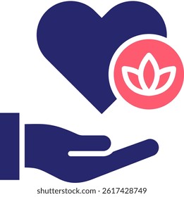 Wellness Icon Fill Vector Illustration