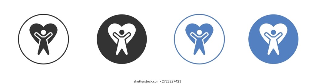 Icono de bienestar Vector Clip ilustración de arte colección
