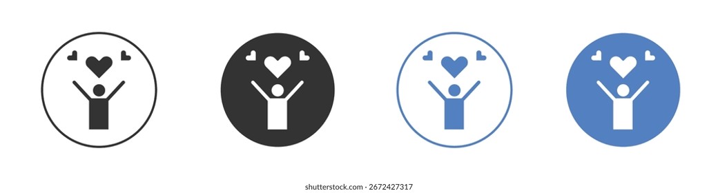 Wellness-Symbol. Vektorgrafik, flaches Design.