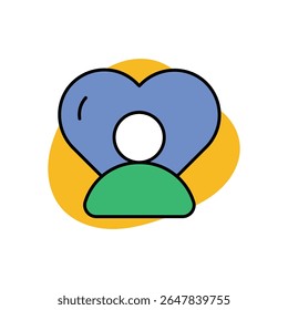 Wellness Icon Icon vector stock illustration