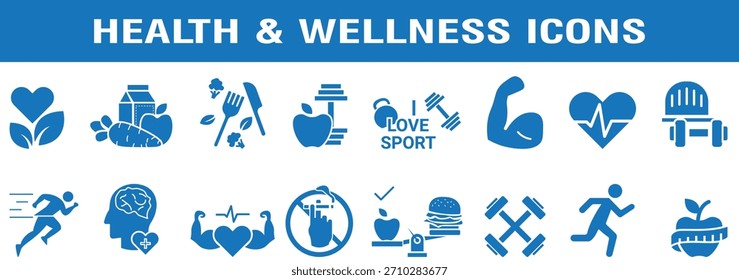 Conjunto de iconos editables de la línea de bienestar. Ilustración vectorial en el estilo moderno de líneas delgadas de íconos relacionados con la salud mental: amor propio, crecimiento personal, meditación y más. Aislado sobre fondo transparente.